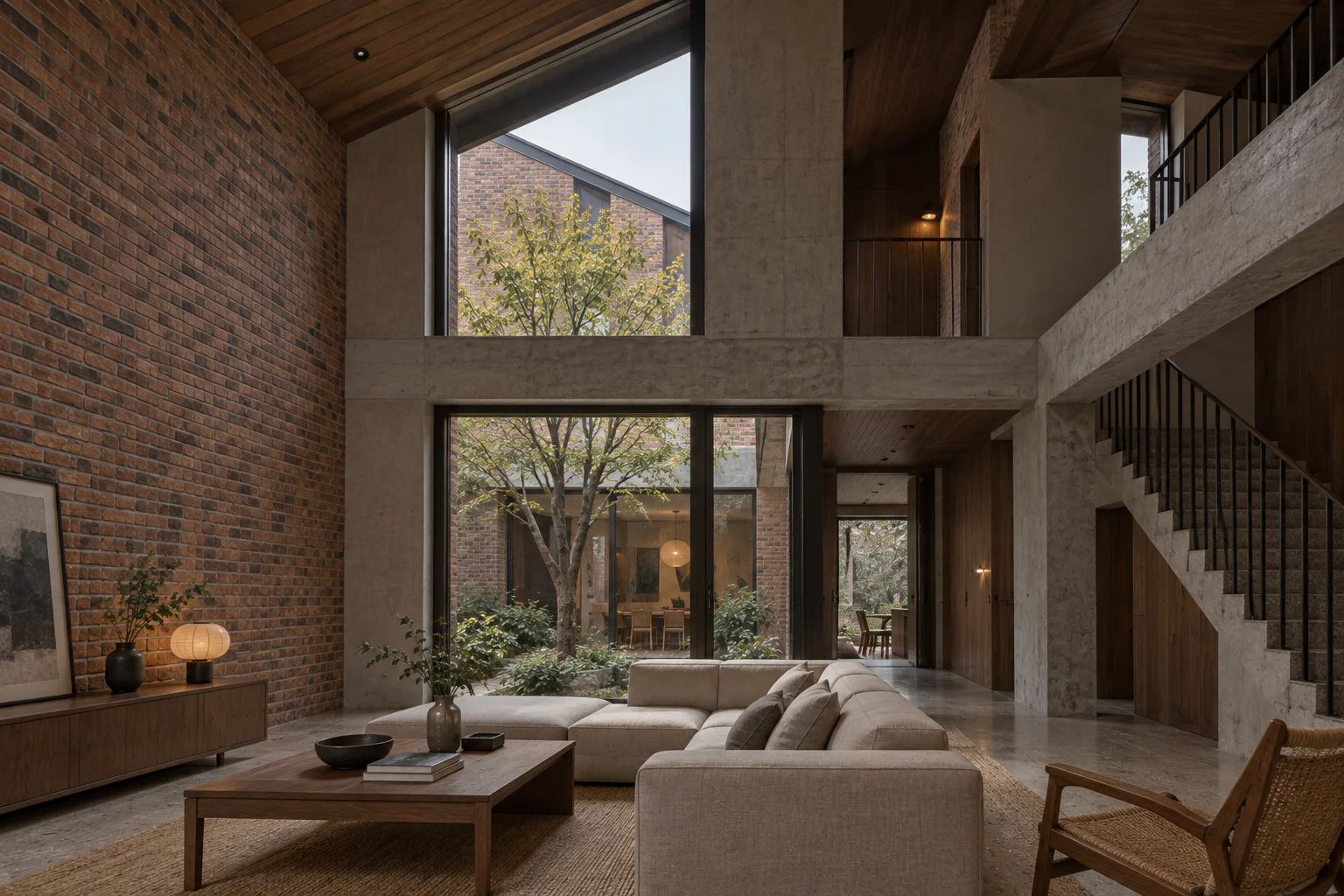 折瓦院·坡屋顶院落自建房 - 建築空間 - 圖片 12