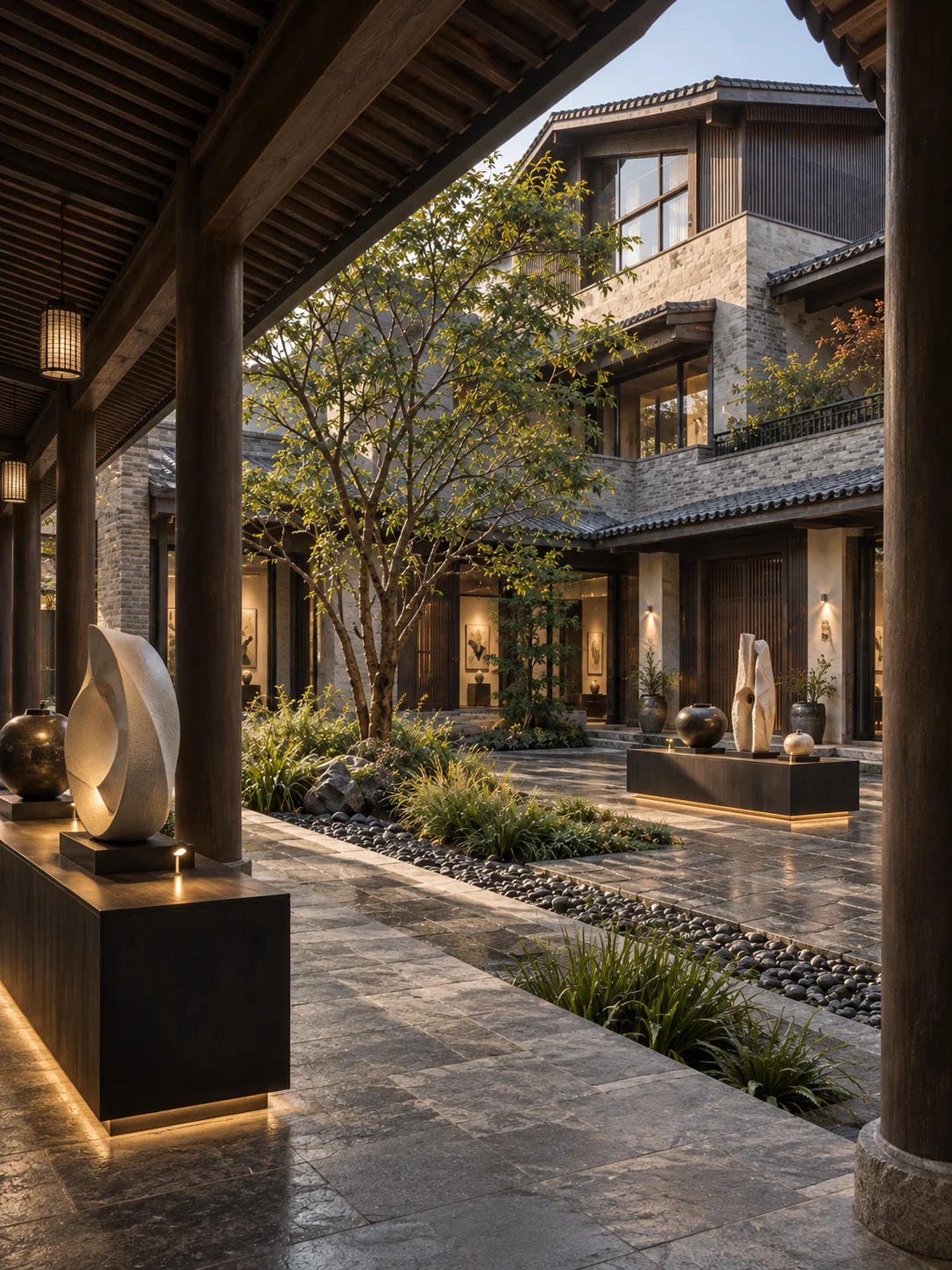 灰陶折脊·东方生活美学会馆 - 建築空間 - 圖片 19