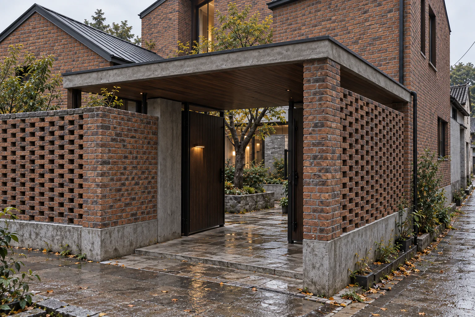 折瓦院·坡屋顶院落自建房 - 建築空間 - 圖片 19